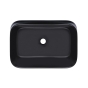 Раковина Qtap Scorpio 550х390х120 Matt black без донного клапана (QT14112243MBN) - 3