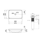 Раковина Qtap Scorpio 610х380х150 White з донним клапаном PU02 (QT1411K491WN47291) - 5