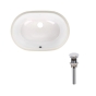 Раковина Qtap Stork 560x395x195 White с донным клапаном PU02O (QT15116030WN47294) - 1