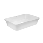 Раковина Qtap Virgo 490х350х110 White з донним клапаном PU02 (QT18112261WN47305) - 3