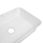 Раковина Qtap Virgo 490х350х110 White з донним клапаном PU02 (QT18112261WN47305) - 4