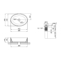 Раковина Qtap Kolibri 500x360x140 White с донным клапаном PU02 (QT10113054WN47311) - 5