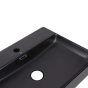 Раковина Qtap Nando LT 500х420х120 Matt black с донным клапаном PU03O (QT12112173SMBMBN47322) - 4