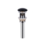 Раковина Qtap Nando LT 500х420х120 Matt black с донным клапаном PU03O (QT12112173SMBMBN47322) - 5