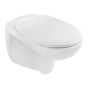 Унітаз підвісний Kroner Oker WHI533536 Rimless безободковий з сидінням (CV033120) - 1
