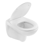 Унітаз підвісний Kroner Oker WHI533536 Rimless безободковий з сидінням (CV033120) - 2
