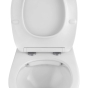 Унітаз підвісний Kroner Oker WHI533536 Rimless безободковий з сидінням (CV033120) - 3