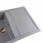 Гранитная мойка для кухни Platinum 7950 Selena серый металлик (PLA000034929) - 4