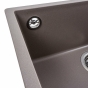 Гранітна мийка для кухні Platinum 5444 Oasis матова Дюна (PLA000040816) - 4