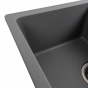 Гранитная мойка для кухни Platinum 6250 Zirkone матовый, серый металлик (PLA000040792) - 3