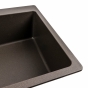 Гранитная мойка для кухни Platinum 7850 Bogema матовая Темная скала (PLA000039641) - 4