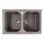 Гранитная мойка для кухни Platinum 7950 Equatoria матовая Дюна (PLA000040405) - 1