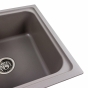 Гранитная мойка для кухни Platinum 7950 Equatoria матовая Дюна (PLA000040405) - 3