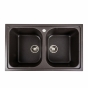 Гранитная мойка для кухни Platinum 7950 Equatoria матовая Мокко (PLA000035803) - 1