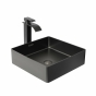 Умивальник Platinum Handmade PVD 400x400 мм чорний (PLA000032528) - 3