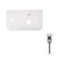 Раковина Qtap Tern 450х260х155 White с донным клапаном PU02O (QT17115117LWN47327) - 1
