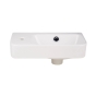 Раковина Qtap Tern 450х260х155 White с донным клапаном PU02O (QT17115117LWN47327) - 2