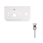 Раковина Qtap Tern 450х260х155 White с донным клапаном PU02O (QT17115117RWN47328) - 1