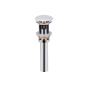 Раковина Qtap Leo 390x365x130 White с донным клапаном PU02O (QT11115010WN47331) - 5