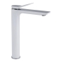 Смеситель для раковины Qtap Presto высокий Chrome/White (QTPRE269CRW45577) - 1
