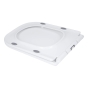 Унітаз-компакт Qtap Presto Quadro безободковий з сидінням Soft-close (QT24221215AW) - 7