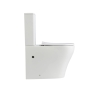 Унитаз напольный Qtap Virgo Ultra Quiet безободковый с сиденьем Soft-Close WHITE (QT18226092AW) - 2