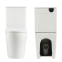 Унитаз напольный Qtap Virgo Ultra Quiet безободковый с сиденьем Soft-Close WHITE (QT18226092AW) - 3