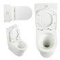 Унитаз напольный Qtap Virgo Ultra Quiet безободковый с сиденьем Soft-Close WHITE (QT18226092AW) - 4