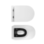 Унітаз підвісний Qtap Robin Ultra Quiet із сидінням Soft-close 520x365x365 мм White (QT13332381AW) - 5
