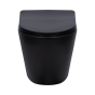 Унитаз подвесной Qtap Scorpio Ultra Quiet с сиденьем Soft-Close Matt Black (QT14332380AMB) - 3