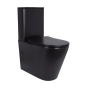 Унітаз підлоговий Qtap Scorpio Ultra Quiet із сидінням Soft-Close Matt Black (QT14226088AMB) - 1