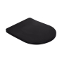 Унітаз підлоговий Qtap Scorpio Ultra Quiet із сидінням Soft-Close Matt Black (QT14226088AMB) - 6