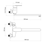 Смеситель для ванны Lidz Tani 0051 k40 Chrome (LDTAN0051CRM44961) - 7