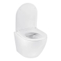 Комплект 4в1: Інсталяція Grohe Rapid SL 3в1 38772001 + Унітаз безободковий Kroner Harz WHI493736 RIMLESS з сидінням Slim Duroplast / Soft-close / Quick relase KH493736WHIR (CV033817) - 4