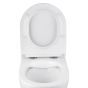 Комплект 4в1: Інсталяція Grohe Rapid SL 3в1 38772001 + Унітаз безободковий Kroner Harz WHI493736 RIMLESS з сидінням Slim Duroplast / Soft-close / Quick relase KH493736WHIR (CV033817) - 5