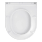 Комплект 4в1: Інсталяція Grohe Rapid SL 3в1 38772001 + Унітаз безободковий Kroner Harz WHI493736 RIMLESS з сидінням Slim Duroplast / Soft-close / Quick relase KH493736WHIR (CV033817) - 8