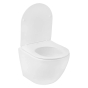 Комплект 4 в 1: Инсталляция Grohe Rapid SL 3 в 1 38772001 + Унитаз безободковый Kroner Harz WHI483632 TORNADO с сиденьем Slim Duroplast / Soft-close / Quick relase KH483632WHIT (CV033824) - 4