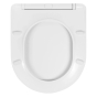 Комплект 4 в 1: Инсталляция Grohe Rapid SL 3 в 1 38772001 + Унитаз безободковый Kroner Harz WHI483632 TORNADO с сиденьем Slim Duroplast / Soft-close / Quick relase KH483632WHIT (CV033824) - 8