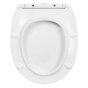Комплект 4 в 1: Інсталяція GROHE Solido 3 в 1 3884966Q + Унітаз безободковий Kroner Oker WHI533536 RIMLESS з сидінням Slim Duroplast / Soft-close / Quick relase KO533536WHIR (CV0338 - 11