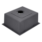 Кухонна мийка Kroner KRP Schwarze 4545HM PVD 3.0/1.0 мм (CV033856) - 5