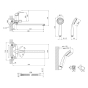 Смеситель для ванны Agua Leon C071 (CV014927) - 7