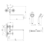 Смеситель для ванны Agua Toledo C072 (CV016443) - 6