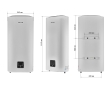 Водонагрівач MIXXUS EWH-09080 Flat Wet Плоский накопичувальний 80 л, мокрий тен 2 kW (WH0595) - 2