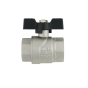 Кран шаровый Raftec BLACK PN40 ВВ 1" бабочка DRB3 (RAF51389) - 3