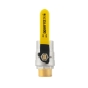 Кран шаровый Raftec YELLOW PN40 НВ 3/4" ручка GRH21 (RAF53741) - 5