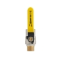 Кран шаровый Raftec YELLOW PN40 НВ 1/2" ручка GRH11 (RAF58411) - 4