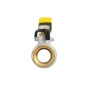 Кран шаровый Raftec YELLOW PN40 НВ 1/2" ручка GRH11 (RAF58411) - 5