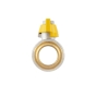 Кран шаровый Raftec YELLOW DN20 3/4" НВ бабочка GRB21 (RAF53772) - 4