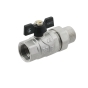 Кран шаровый с американкой Raftec BLACK PN40 ВН 3/4" бабочка DRBS2 (RAF21648) - 1