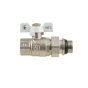 Кран шаровый с американкой Raftec WHITE DN20 3/4" с антипротечкой бабочка WRB-2 (RAF71756) - 3